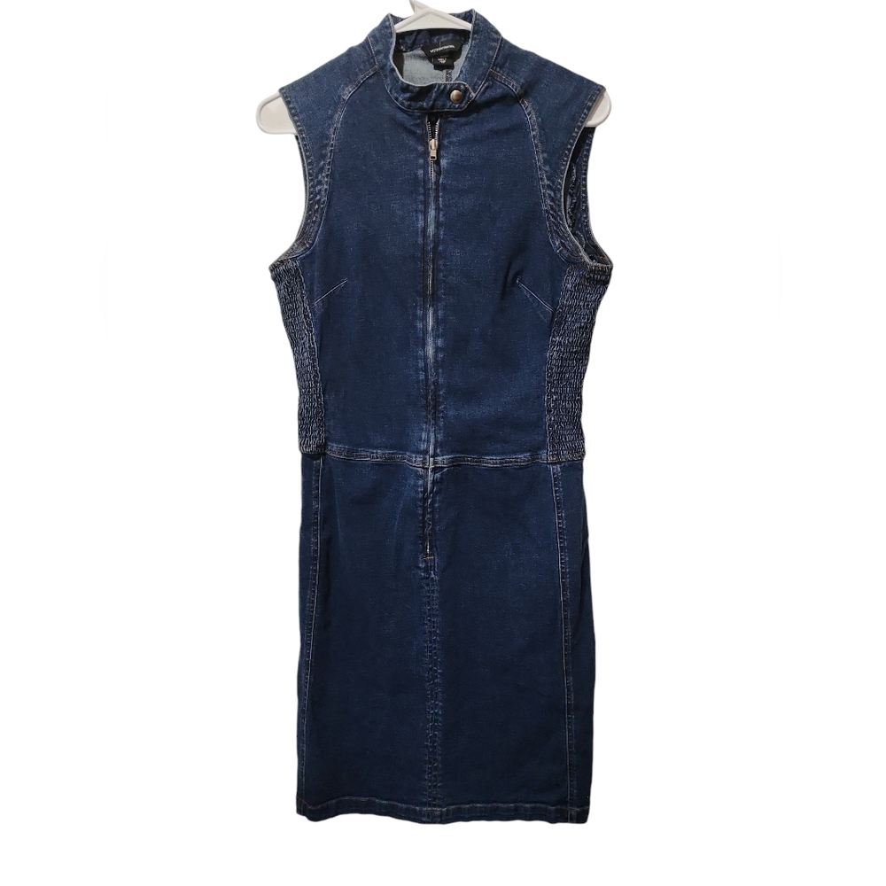 Jean dress sleeveless size 12 woman's - Picture 1 of 8